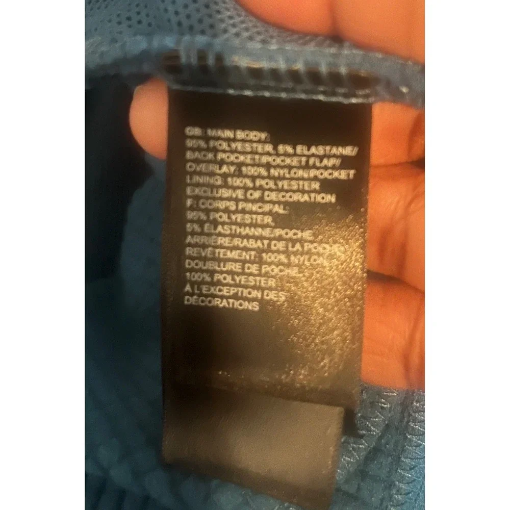 The North Face Full Zip Wayroute Jacket Teal Blue‎ Lightweight Athletic Mens L